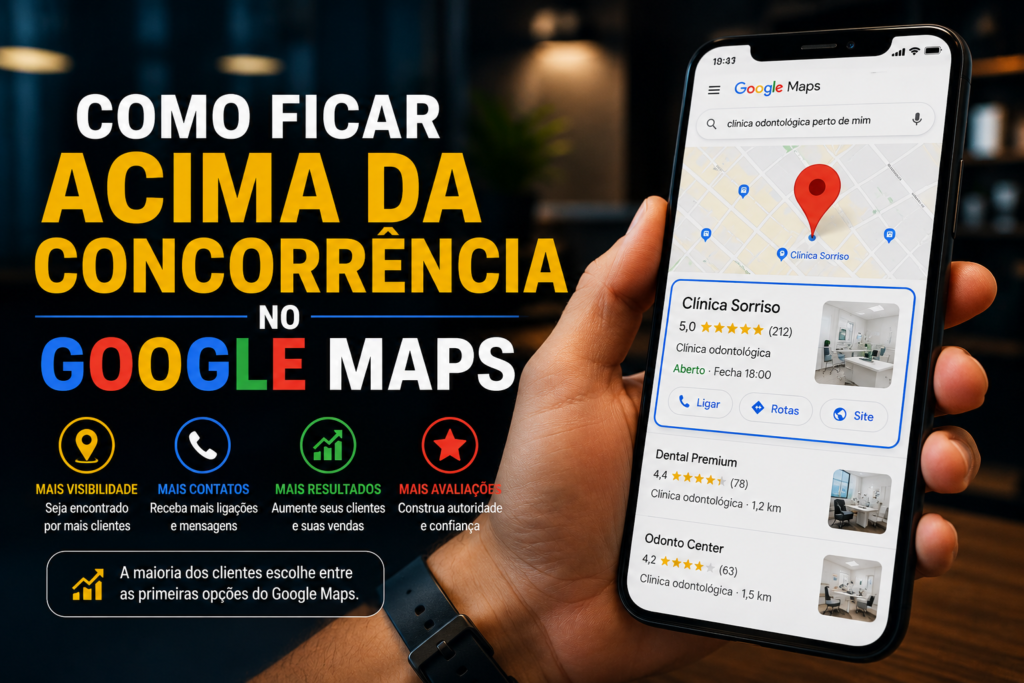 Como Ficar Acima da Concorrência no Google Mapsiações no Google