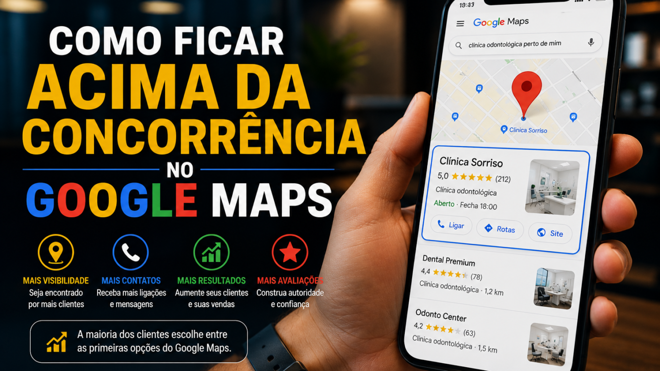 Como Ficar Acima da Concorrência no Google Mapsiações no Google