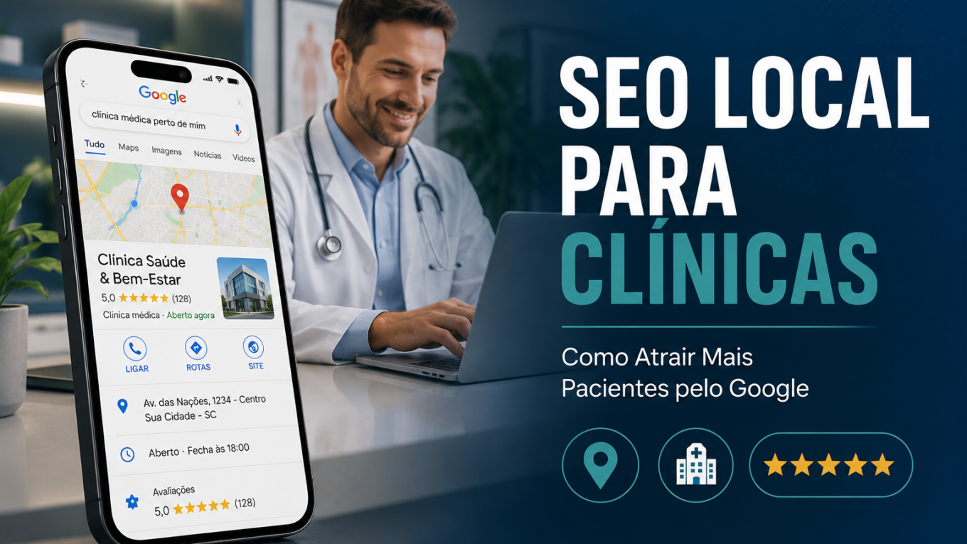 SEO Local para Clínicas e Consultórios aparecendo no Google Maps